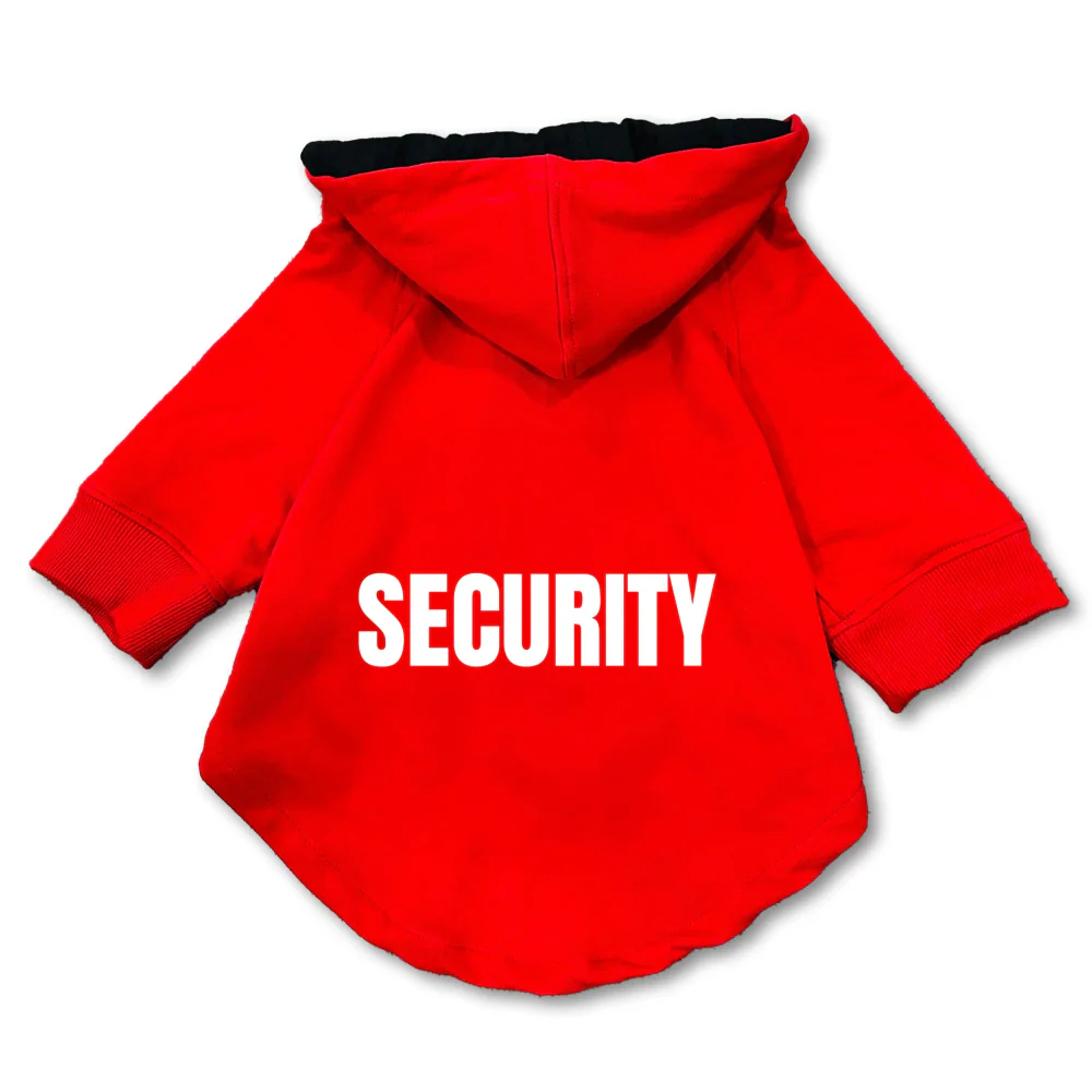 Pawsindia Security Hoodie for Dogs (Red) - Image 3