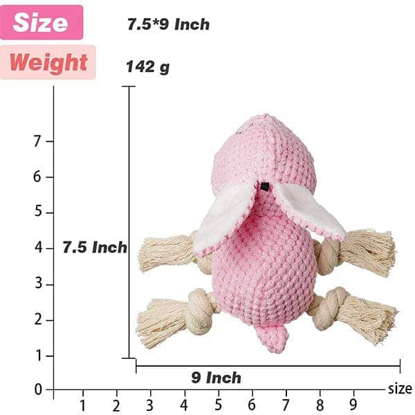 Pawsindia Sleepy Bunny Toy for Dogs - Image 3
