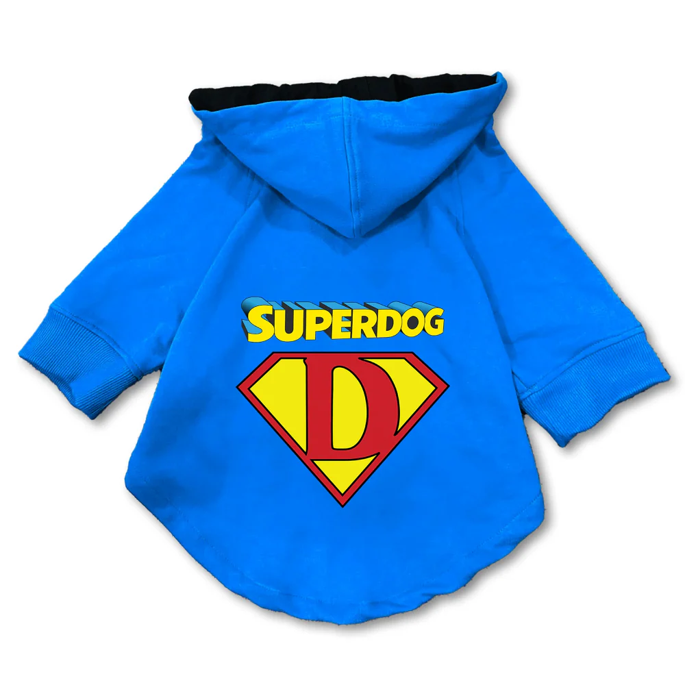 Pawsindia SuperDog Hoodie for Dogs (Blue) - Image 3