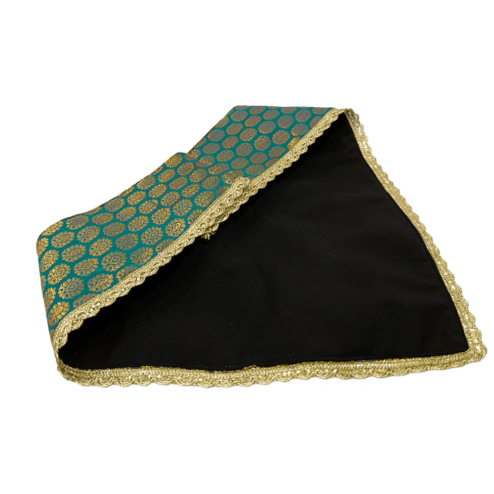 PawsIndia Traditional Royal Brocade Tuxedo for Dogs and Cats (Aqua Green) - Image 6