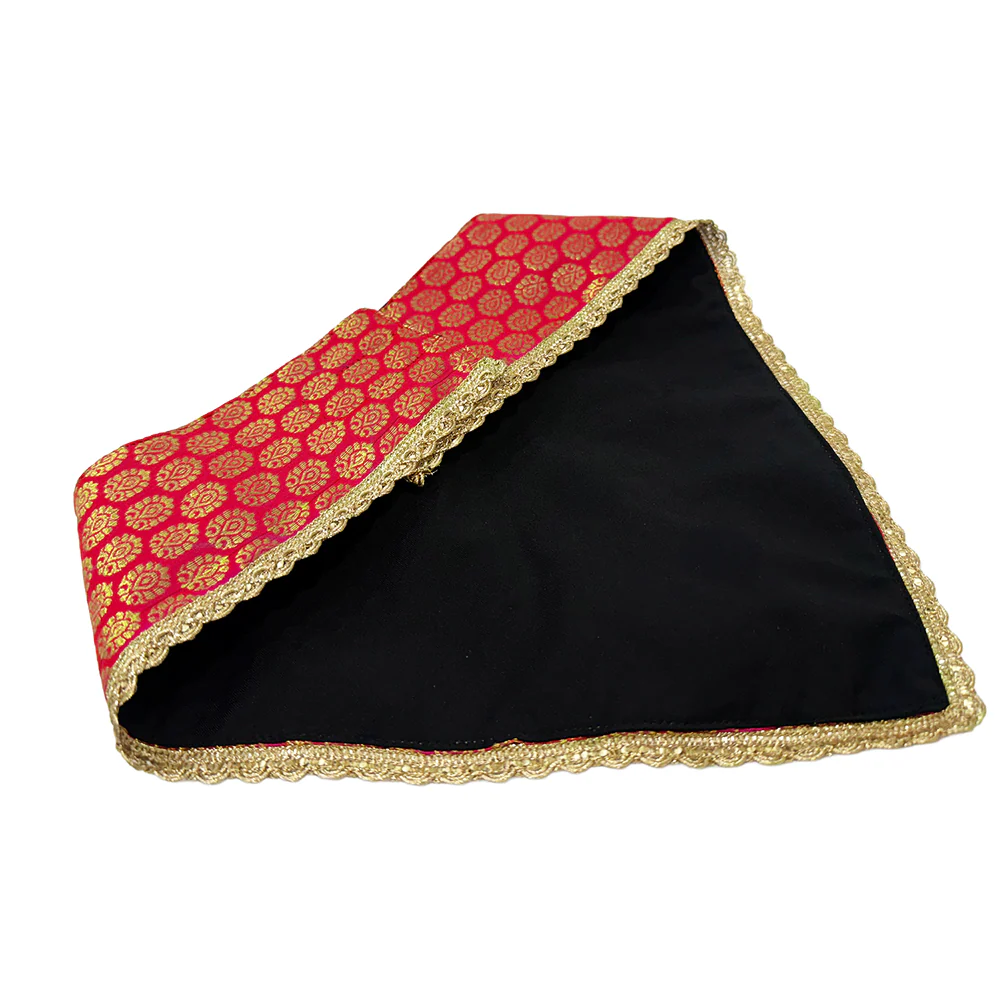 PawsIndia Traditional Royal Brocade Tuxedo for Dogs and Cats (Red) - Image 6