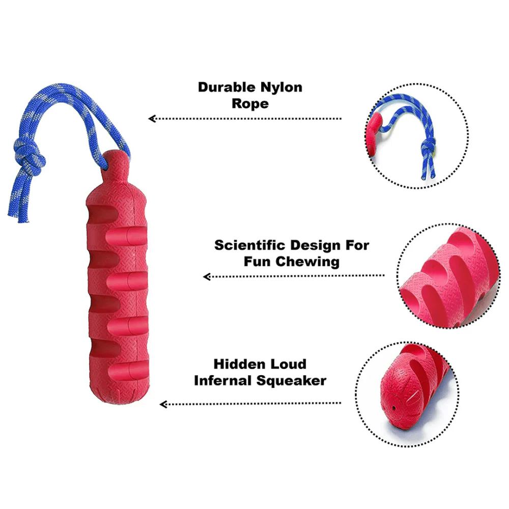 Pawsindia Ultimate Chew Stick Toy for Dogs (Pink) - Image 7