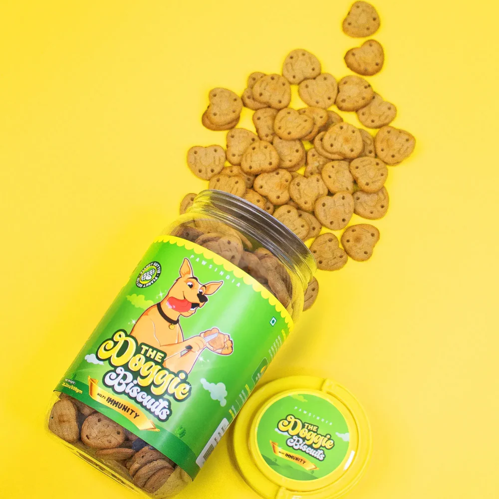 Pawsindia The Doggie Peanut Butter Helps Immunity Dog Biscuits - Image 2