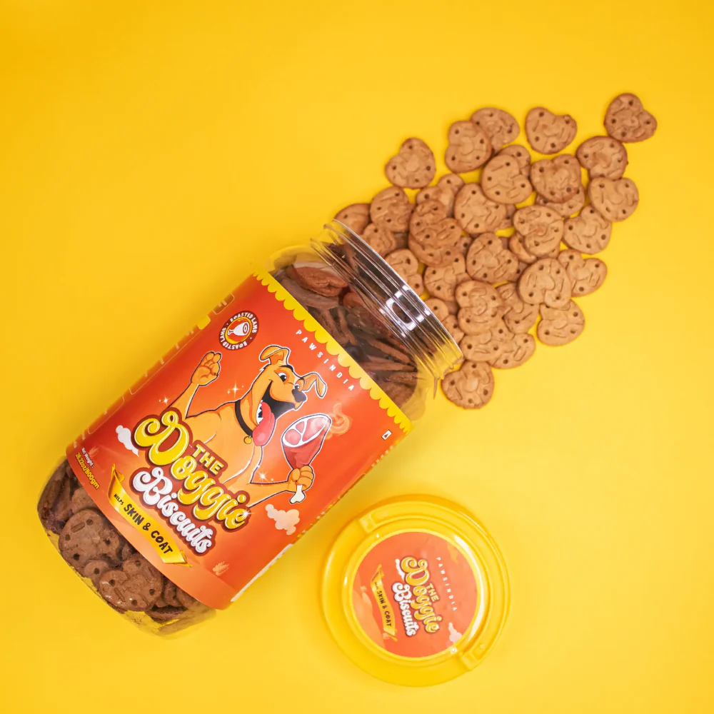 Pawsindia The Doggie Roasted Lamb Help Skin & Coat Dog Biscuits - Image 2