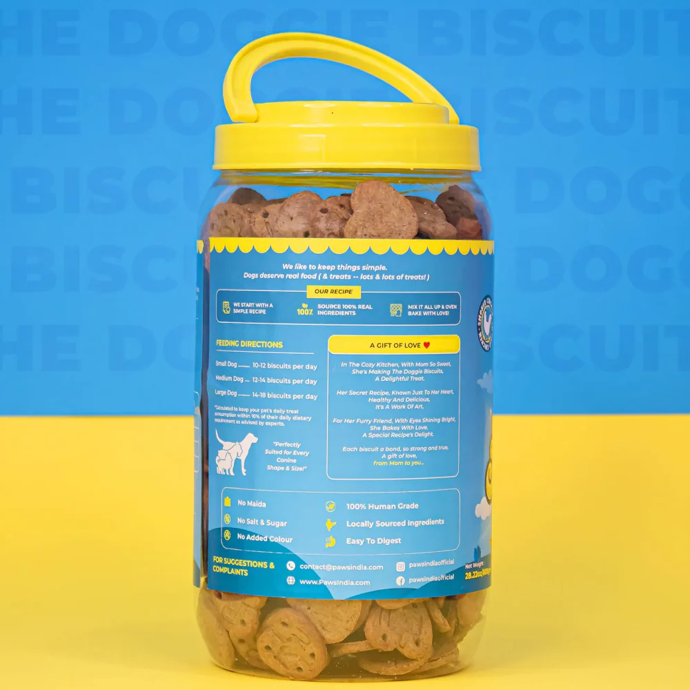 PawsindiaThe Doggie Smoked Chicken With Multivitamins Dog Biscuits - Image 3