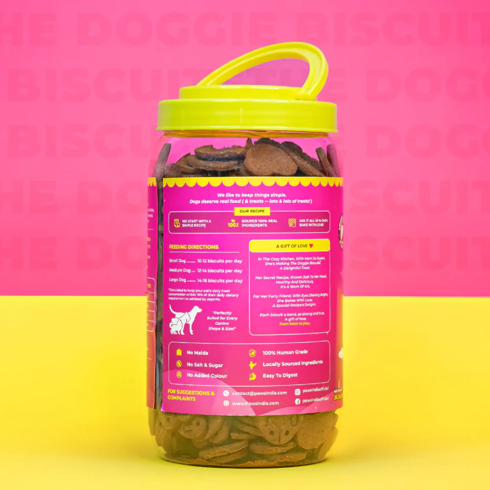 PawsindiaThe Doggie Smoked Liver With Digestion Dog Biscuits - Image 3