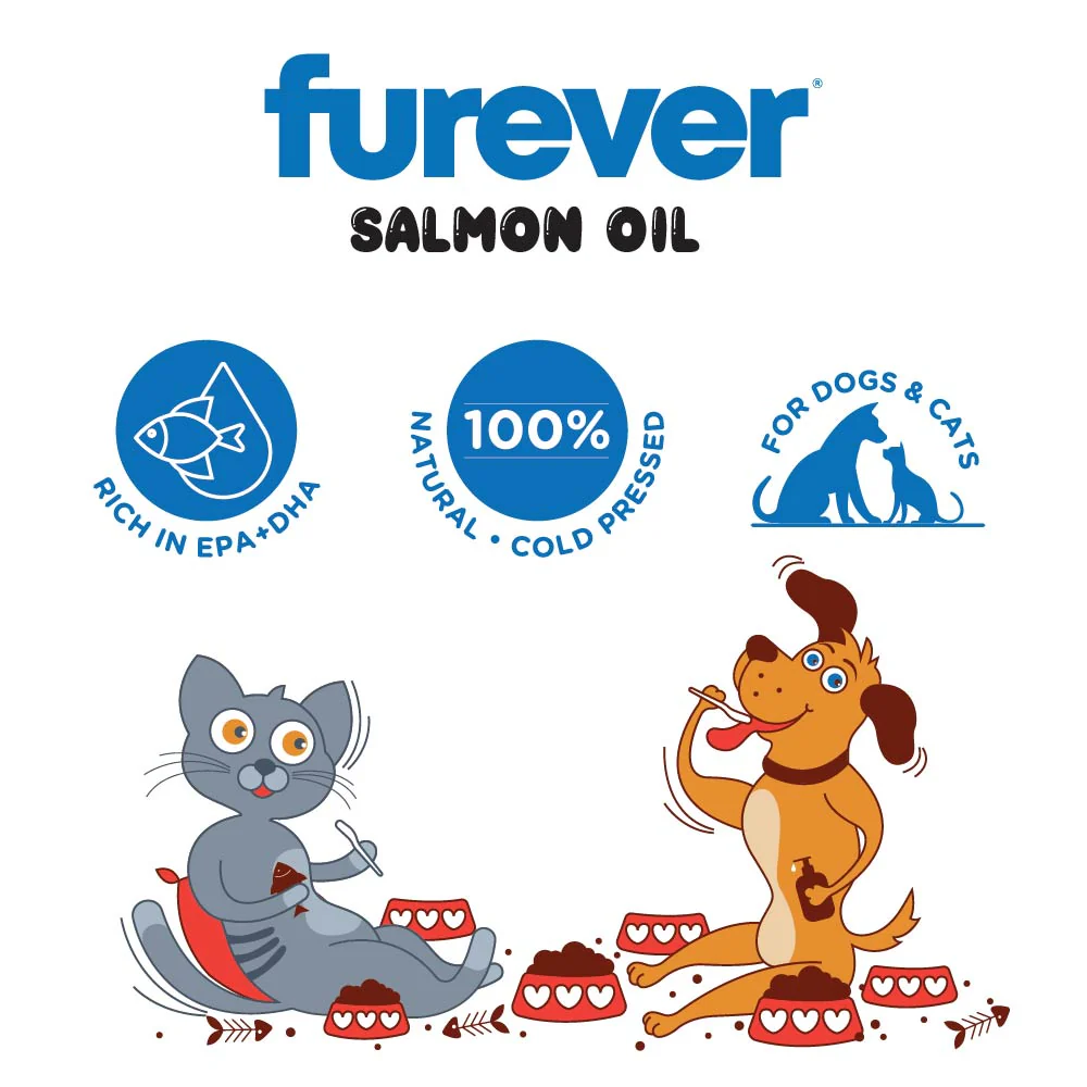 Pawsome Companion Furever Salmon Oil for Dogs & Cats 500ml - Image 4
