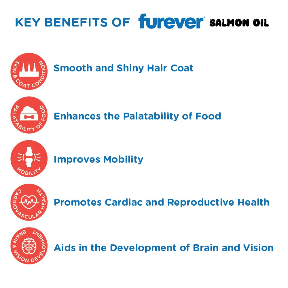 Pawsome Companion Furever Salmon Oil for Dogs & Cats 500ml - Image 6