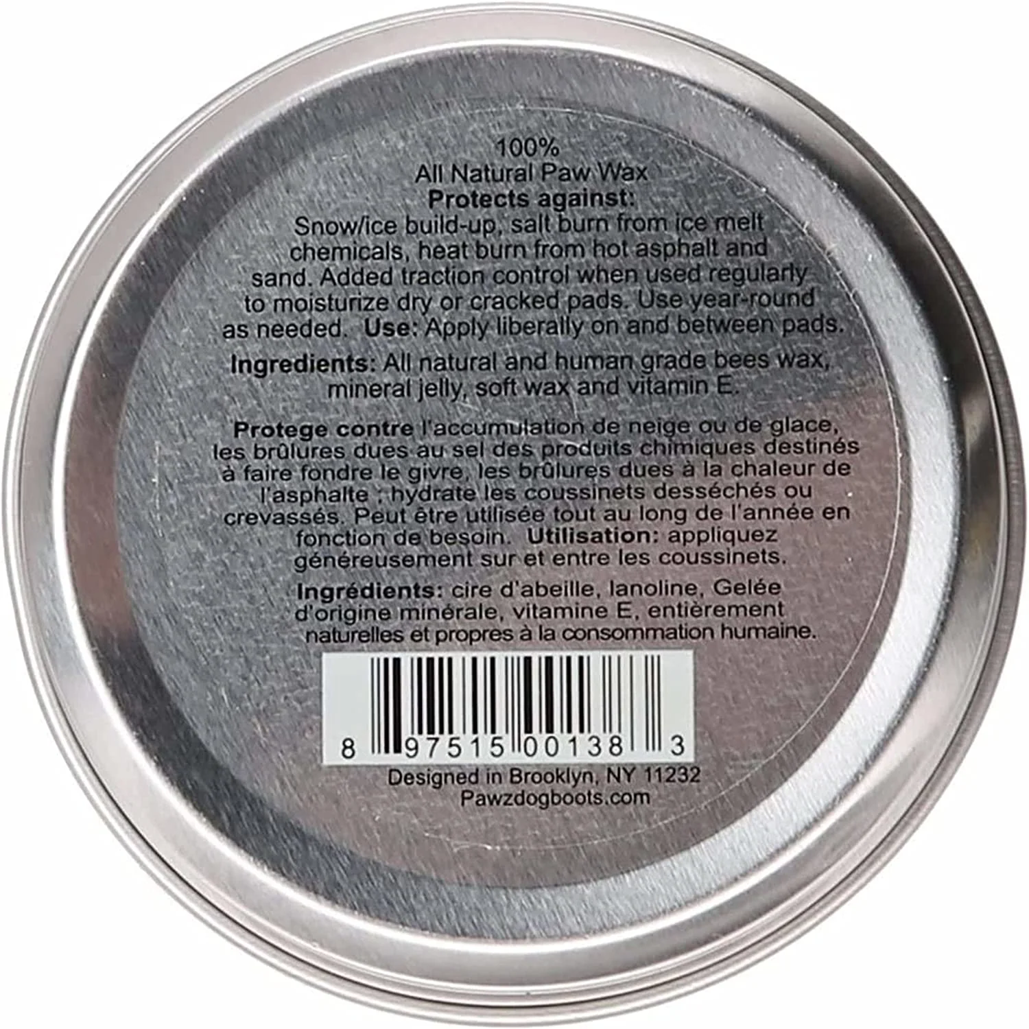 PawZ MaxWax Paw Balm for Dogs (White) - Image 6