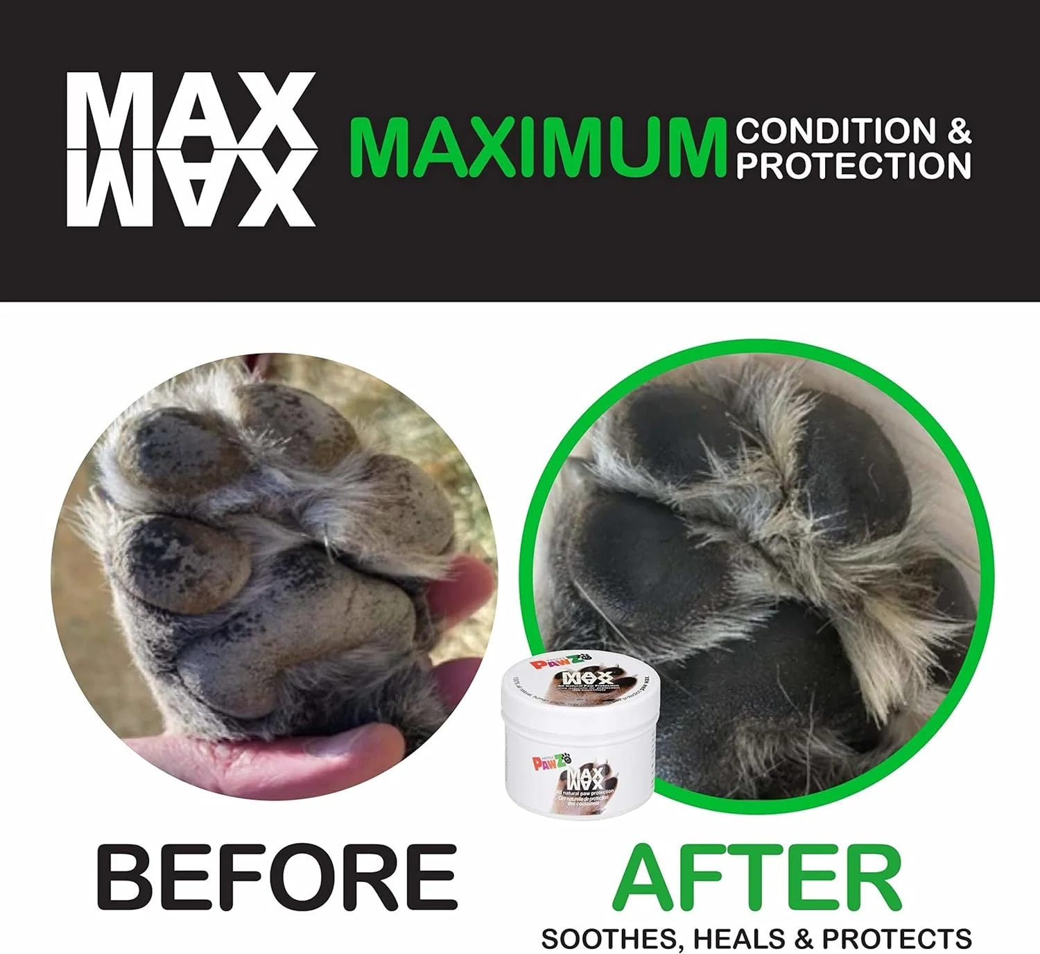 PawZ MaxWax Paw Balm for Dogs (White) - Image 7