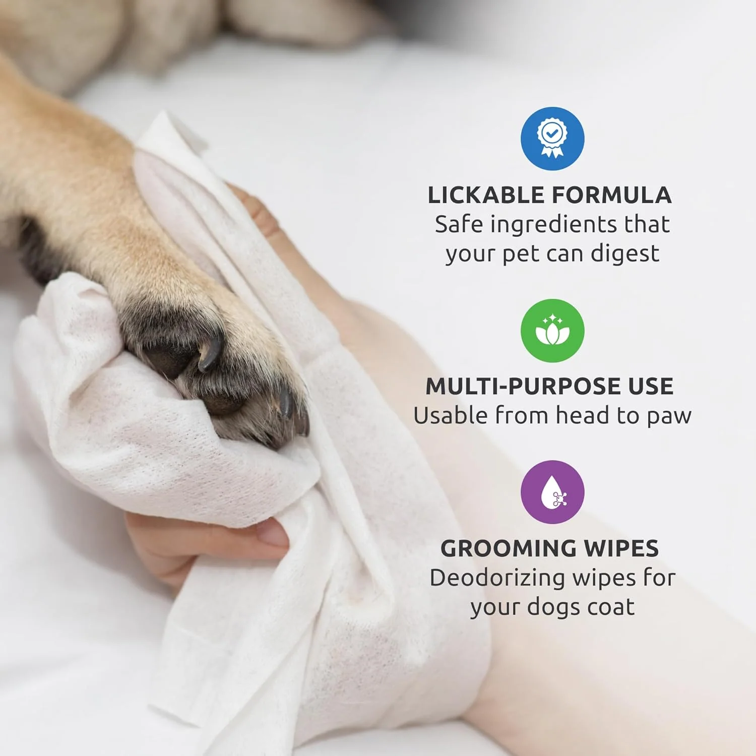 PawZ SANIPAW Wipes for Dogs (White) - Image 6