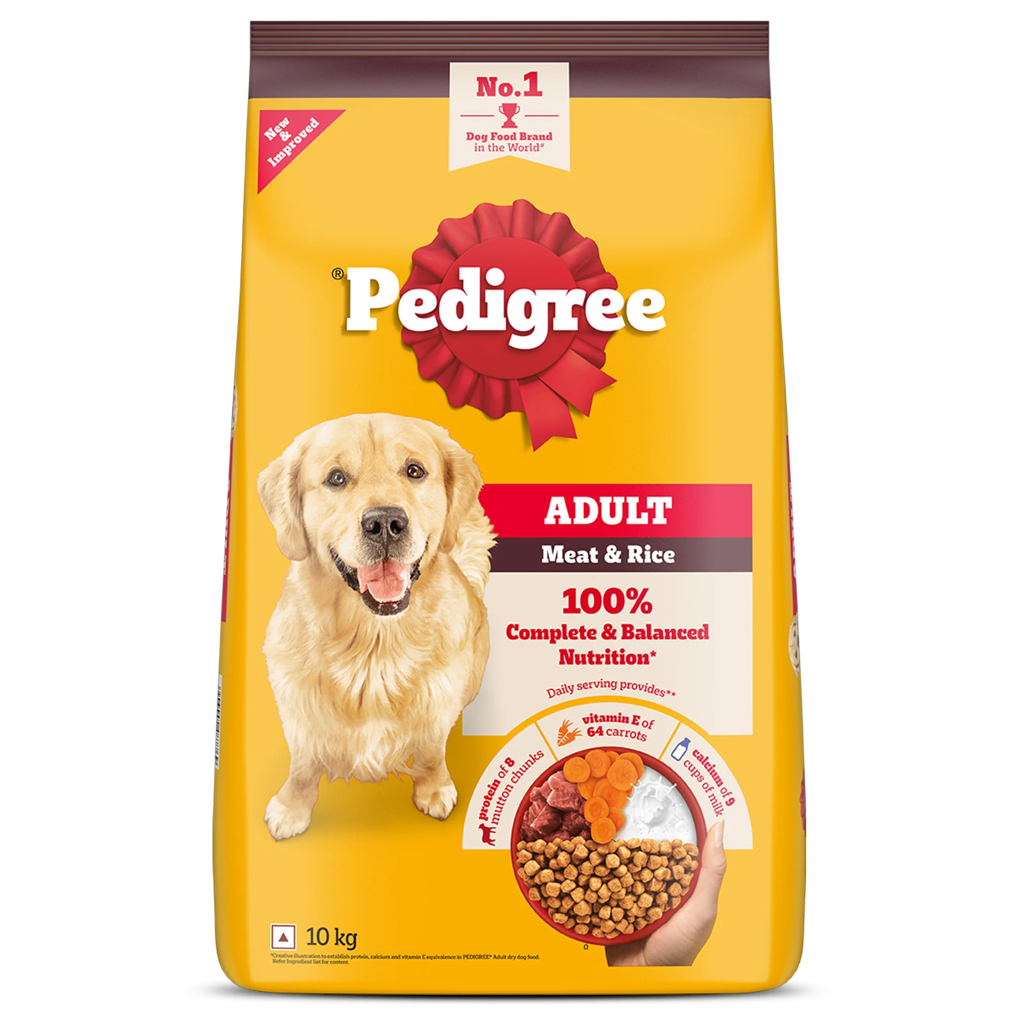 Pedigree Meat & Rice Adult Dog Dry Food - Image 23