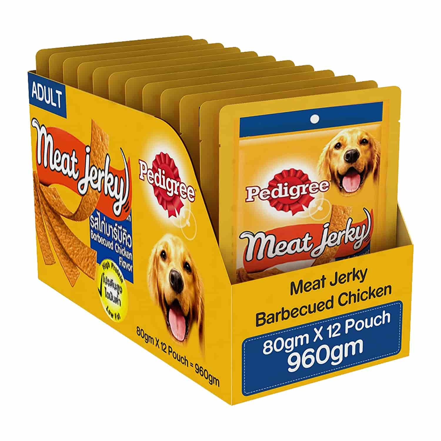 Pedigree Barbecued Chicken Meat Jerky Adult Dog Treats - Image 4