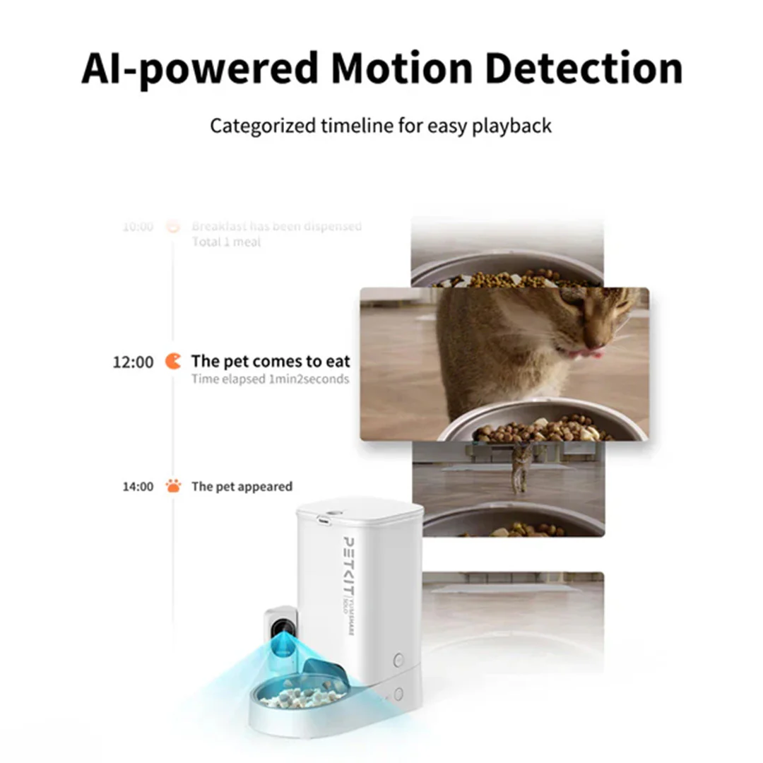 Pedigree Chicken and Milk Dry Food & Petkit YumShare Solo Automatic 2.4G WiFi Food Dispenser with HD Camera Dog Puppy Combo - Image 19