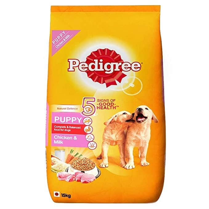 Pedigree Chicken and Milk Dry and Chicken Chunks in Gravy Wet Puppy Food Combo - Image 4