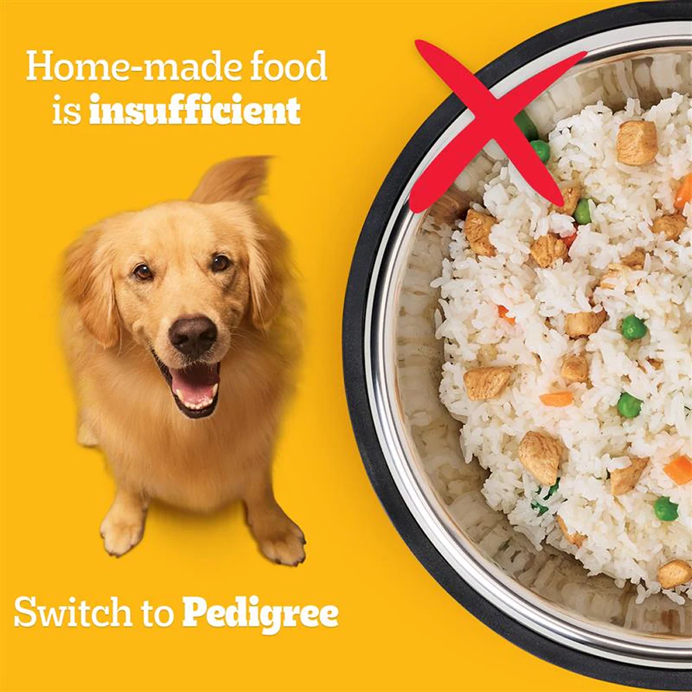 Pedigree Chicken and Vegetables Adult Dog Dry Food - Image 2