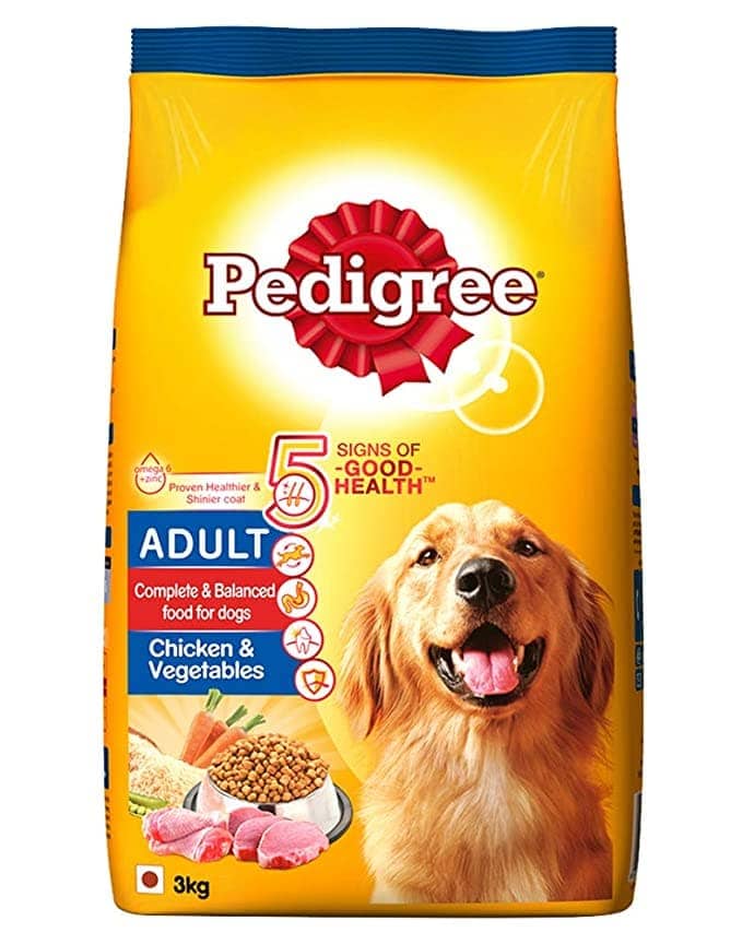 Pedigree Chicken and Vegetables Dry and Chicken and Liver Chunks in Gravy Wet Adult Dog Food Combo - Image 8