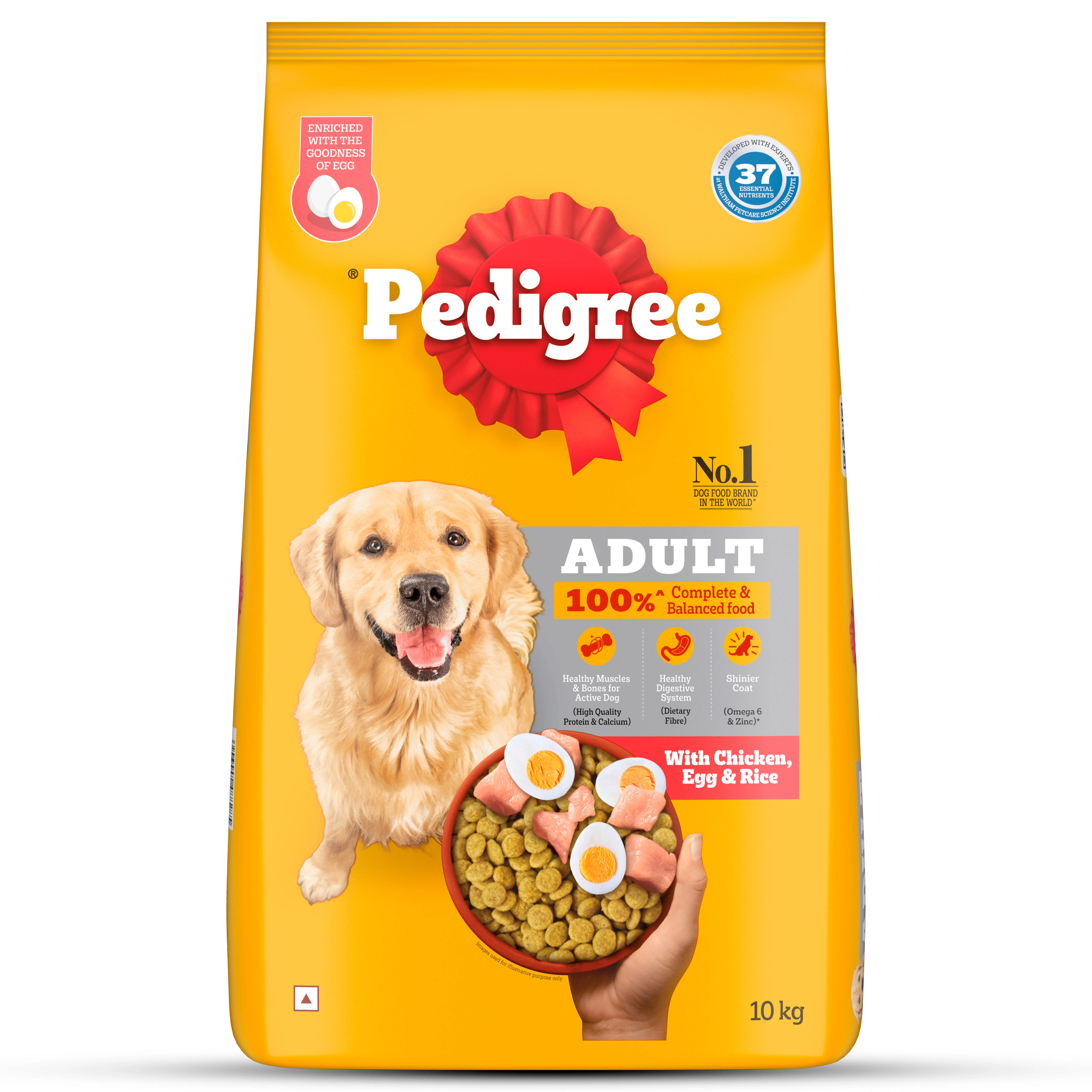Pedigree Chicken, Egg and Rice Adult Dog Dry Food - Image 16