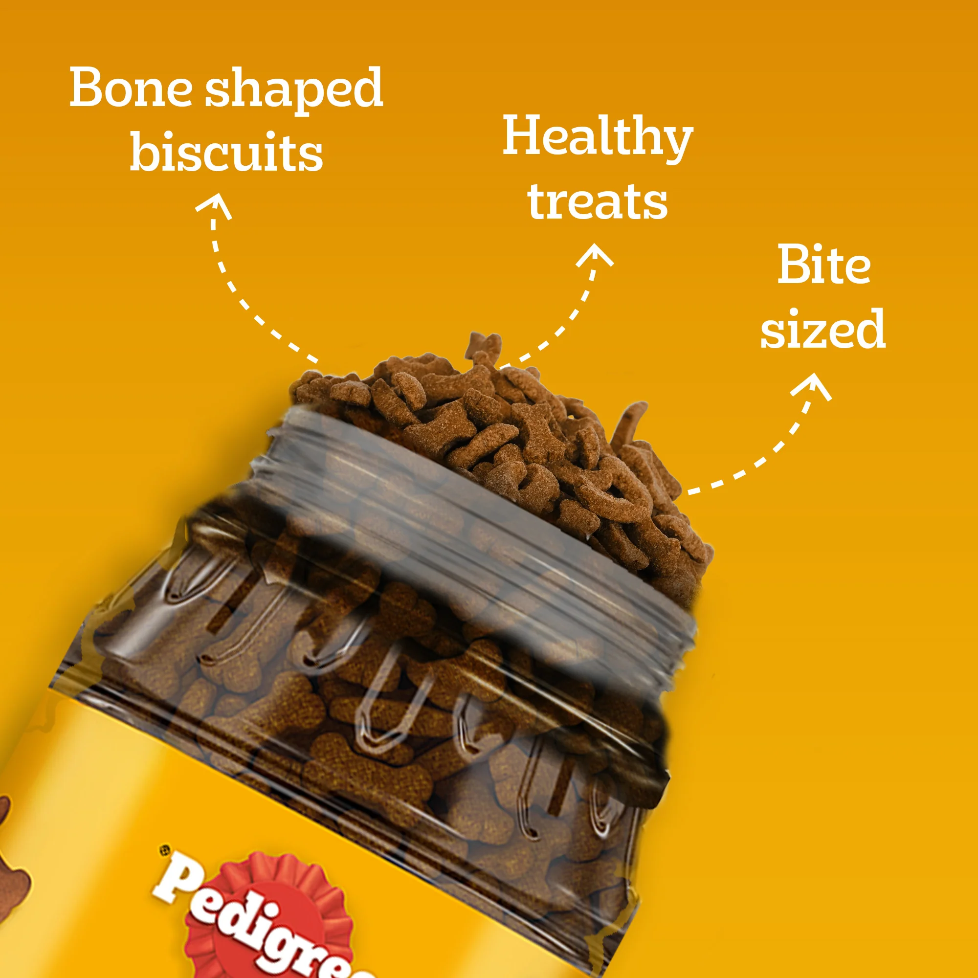 Pedigree Chicken Flavour (4+ Months) Biscrok Biscuits Jar Treats for Dogs - Image 6