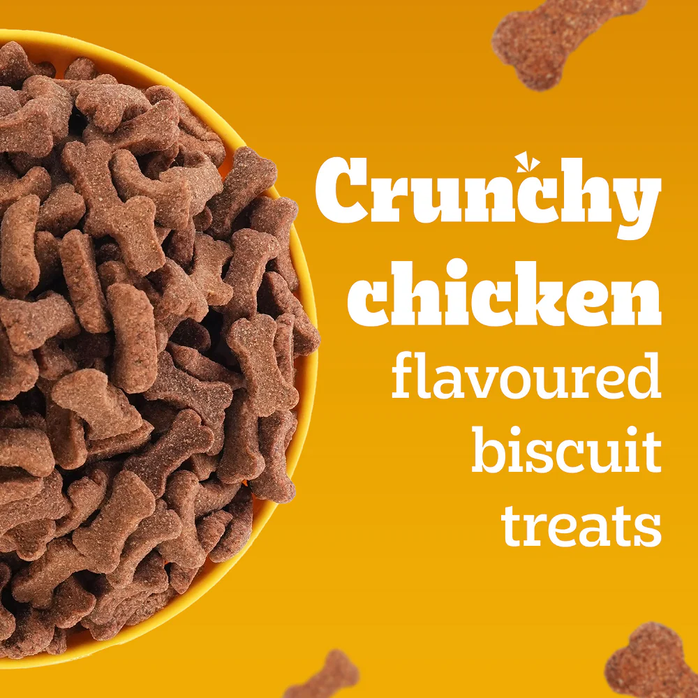 Pedigree Chicken Flavour Biscrok Biscuits Dog Treats (900g) - Image 4