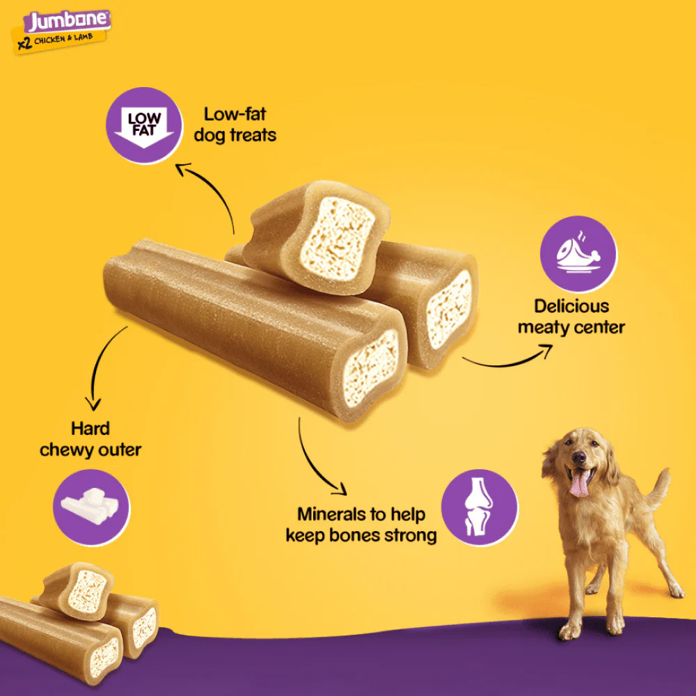 Pedigree Chicken & Lamb Jumbone Adult Dog Treats - Image 6