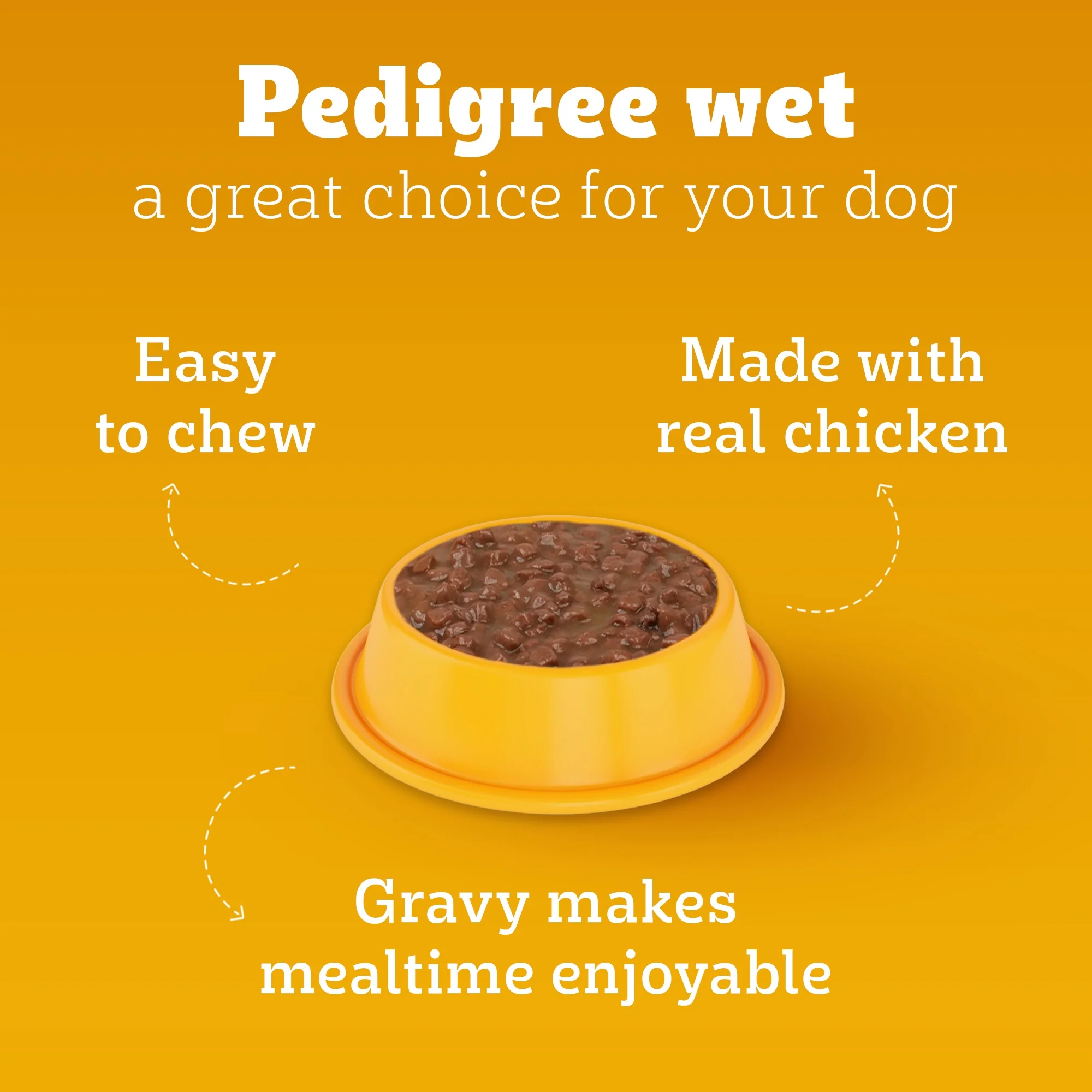 Pedigree Chicken and Liver Chunks in Gravy Adult Dog Wet Food (70g) - Image 12
