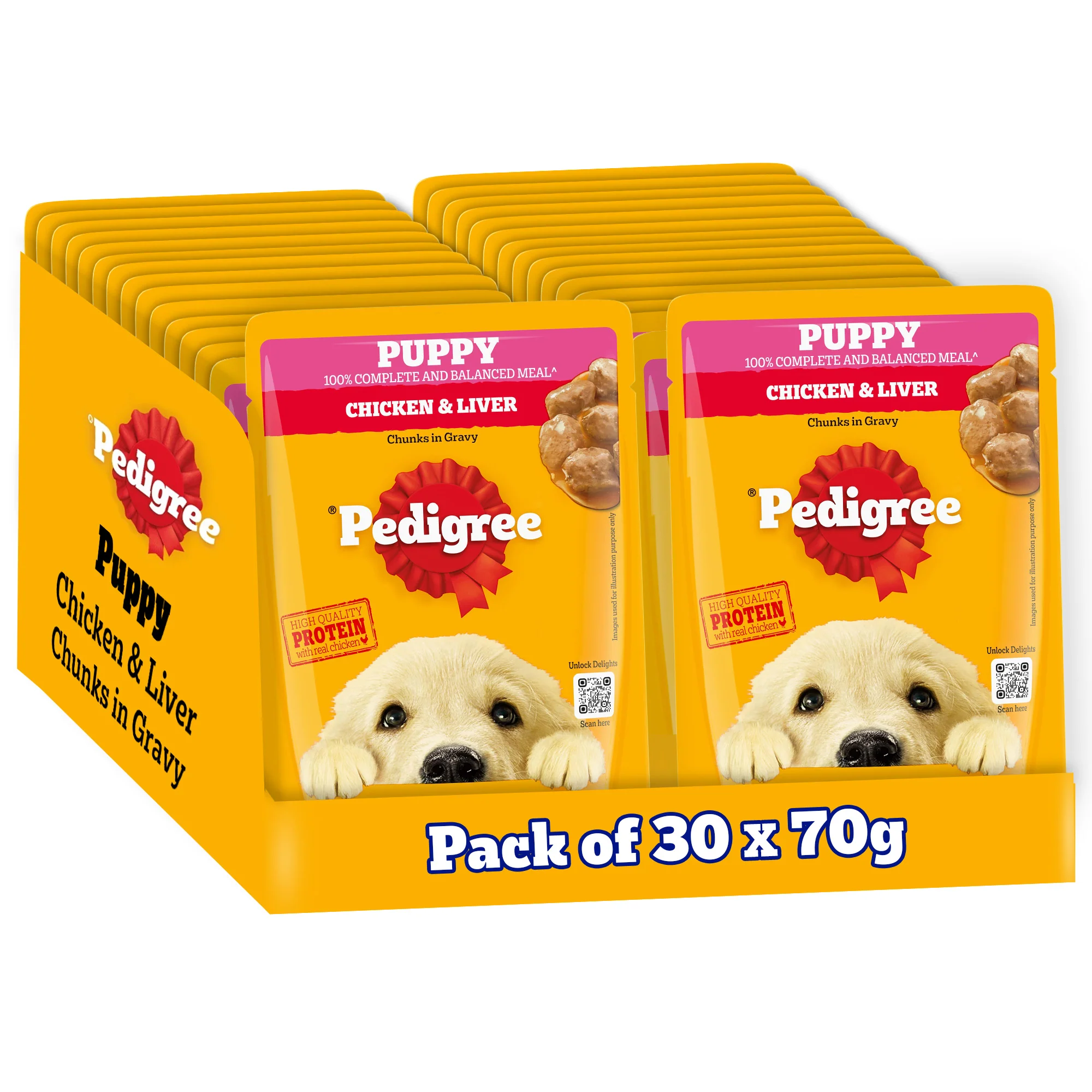 Pedigree Chicken & Liver Chunks in Gravy Puppy Wet Dog Food - Image 22