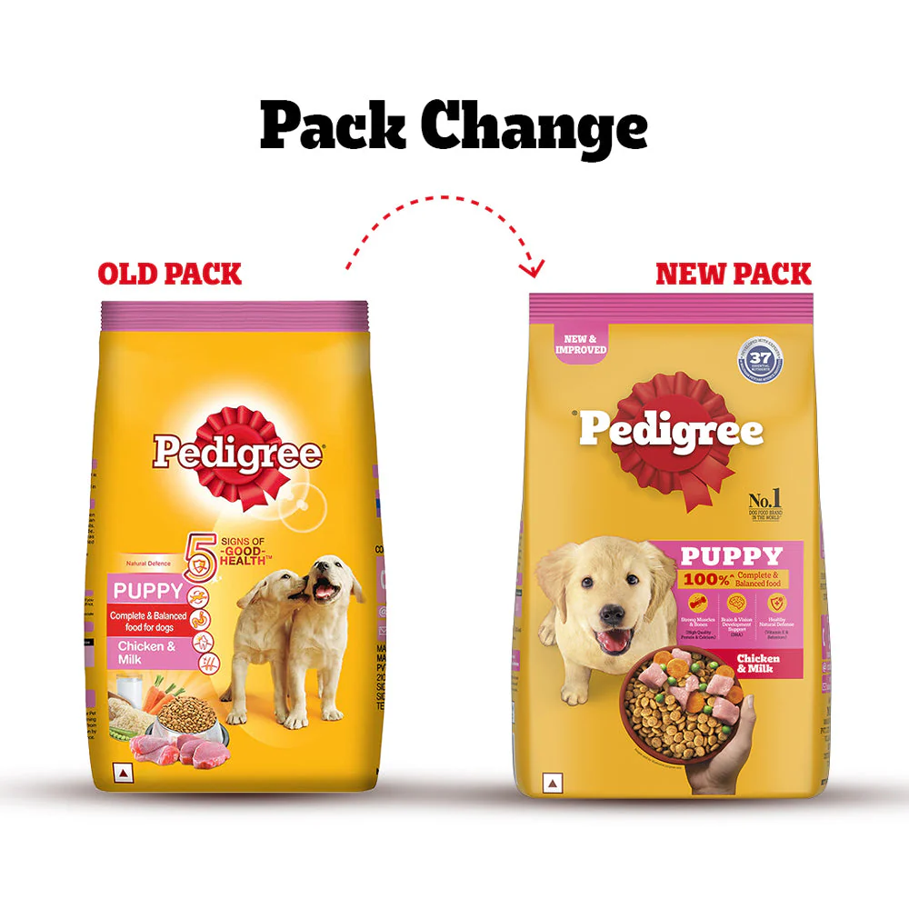 Pedigree Chicken and Milk Puppy Dog Dry Food - Image 2
