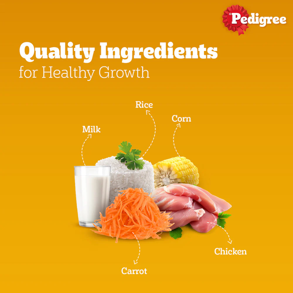Pedigree Chicken and Milk Puppy Dog Dry Food - Image 4