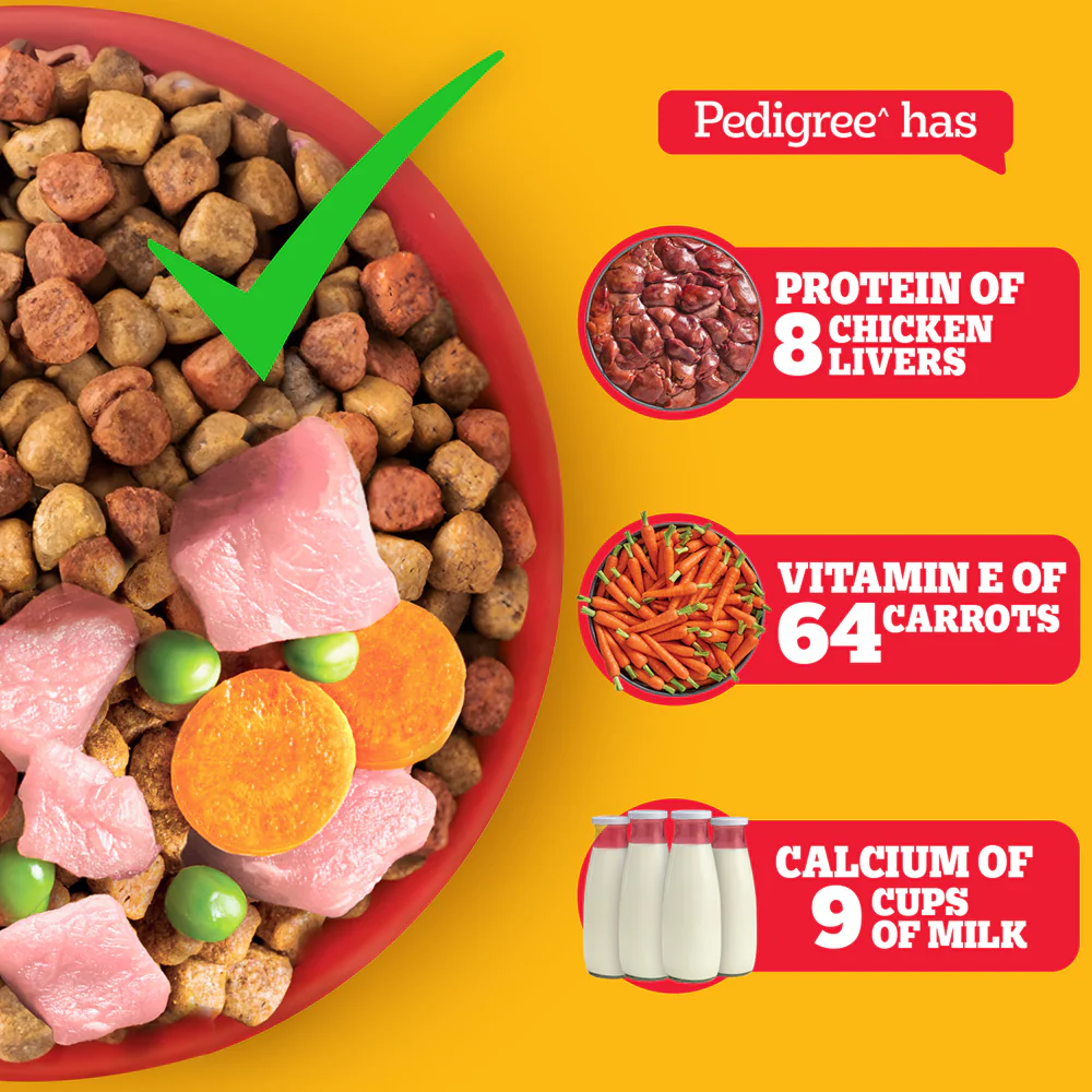 Pedigree Chicken & Veg Dry Food with Petkit FreshElement Solo Smart Wi Fi Feeder Ultimate Smart Feeding Adult Dog Combo - Image 6
