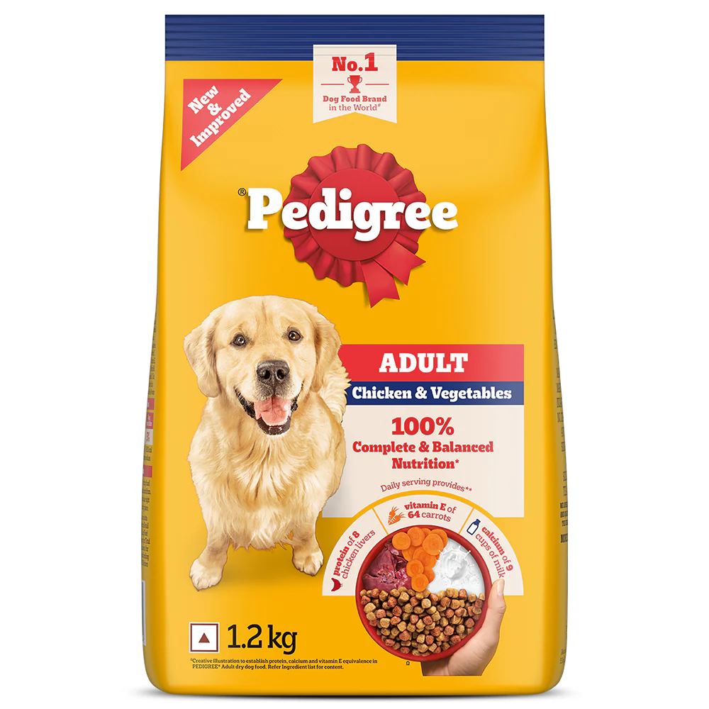 Pedigree Chicken and Vegetables Adult Dog Dry Food - Image 22