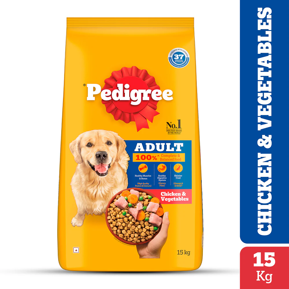 Pedigree Chicken and Vegetables Adult Dry Dog Food - Image 17