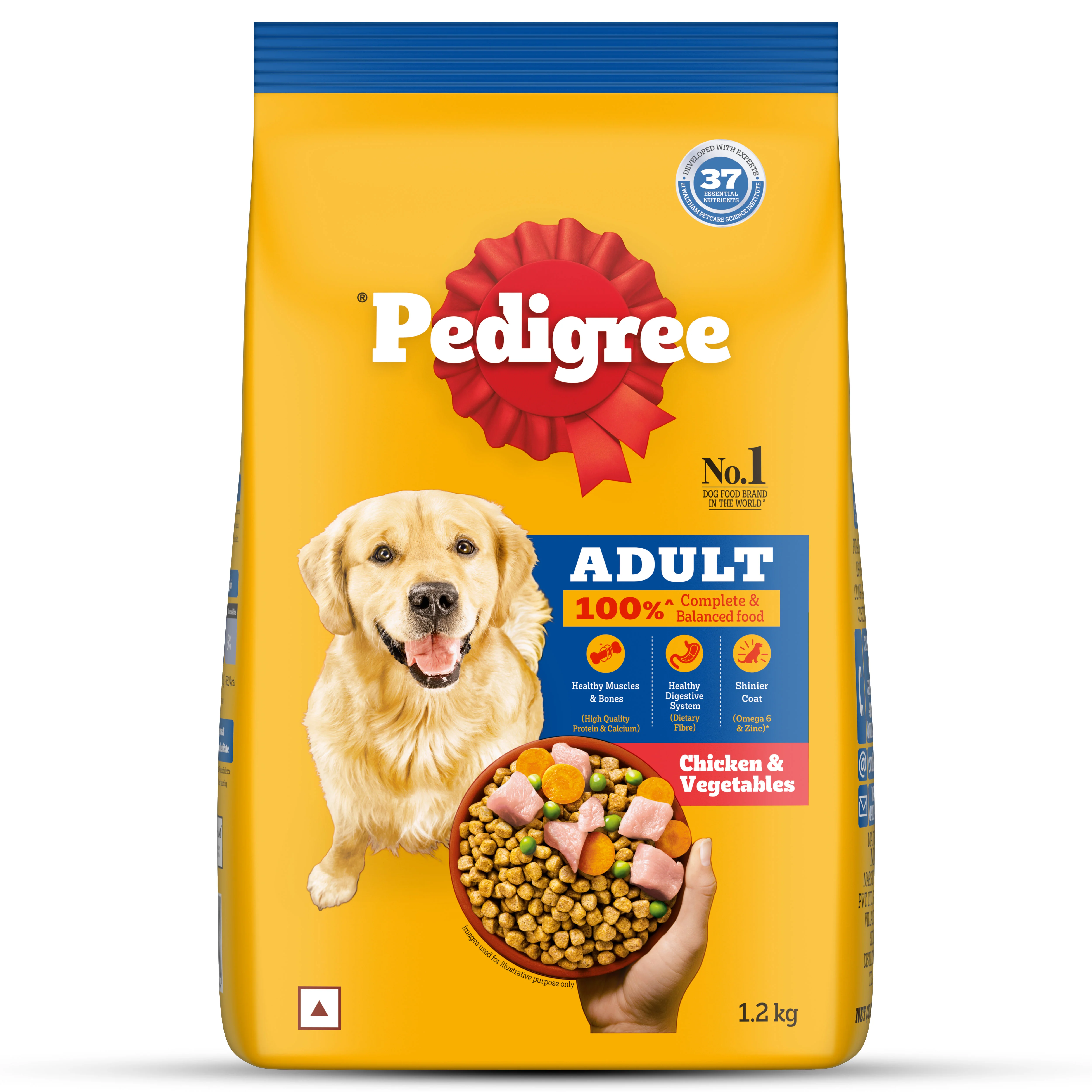 Pedigree Chicken and Vegetables Adult Dry Dog Food - Image 5