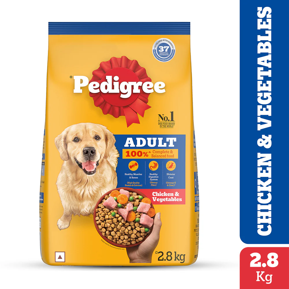 Pedigree Chicken and Vegetables Adult Dog Dry Food - Image 4