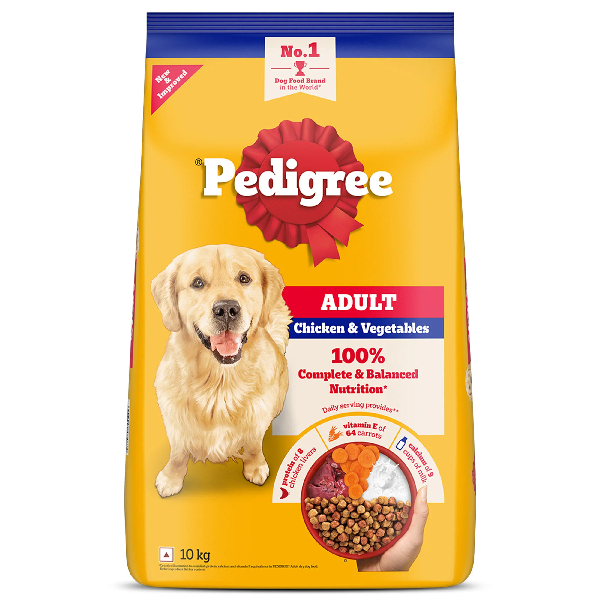 Pedigree Chicken and Vegetables Adult Dog Dry Food - Image 23