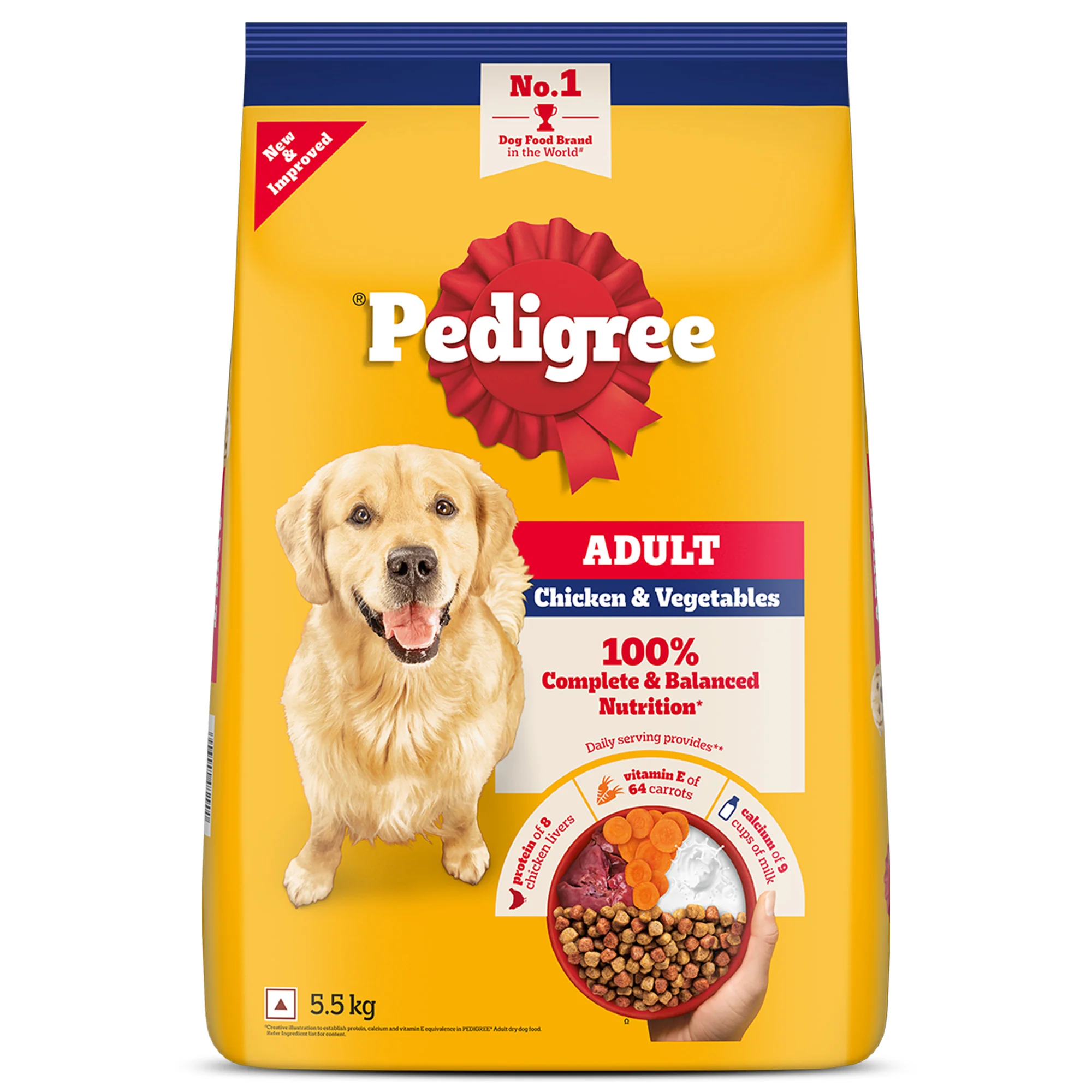 Pedigree Chicken and Vegetables Adult Dog Dry Food - Image 21