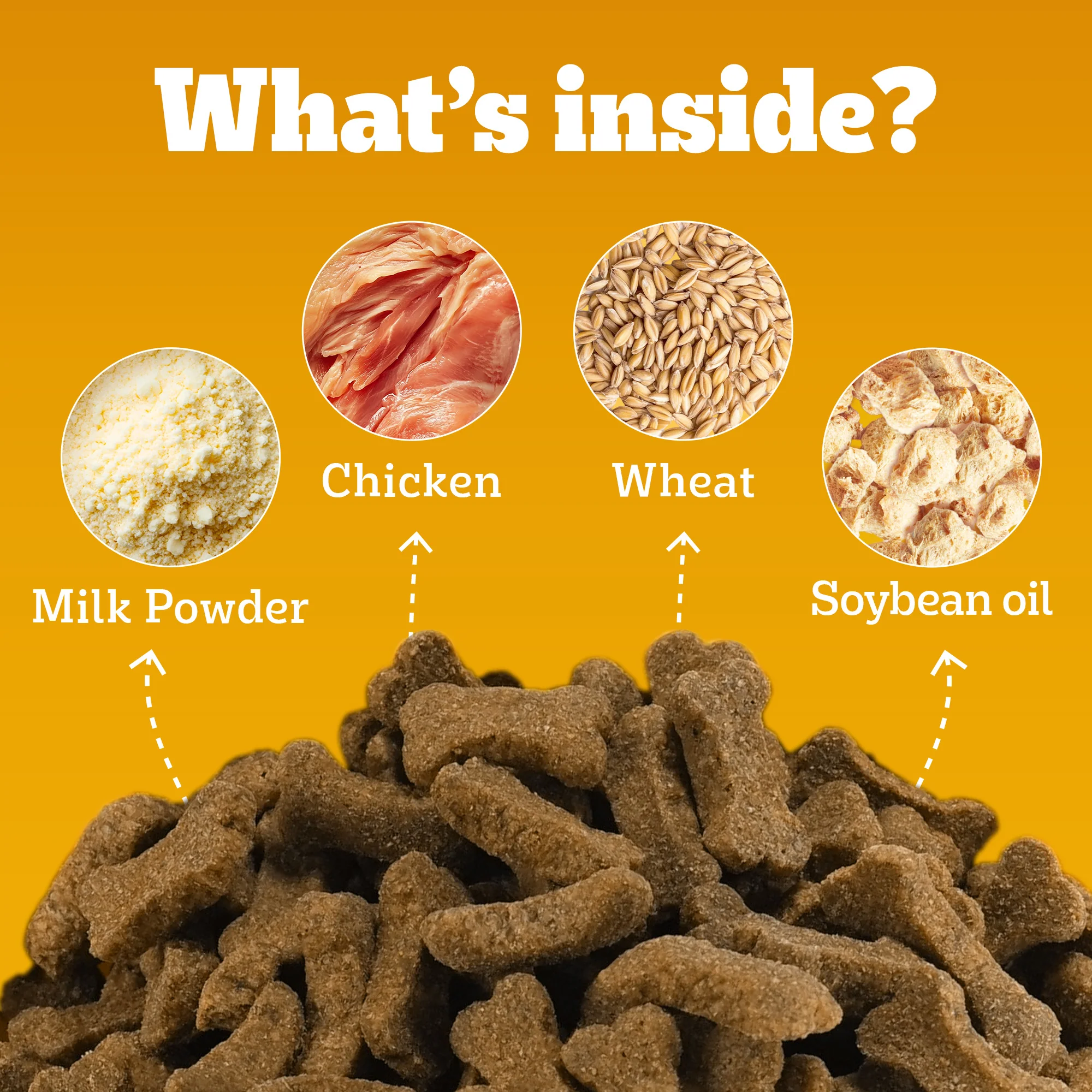 Pedigree Chicken with Milk Flavour (4+ Months) Biscrok Biscuits Jar Treats for Dogs - Image 4