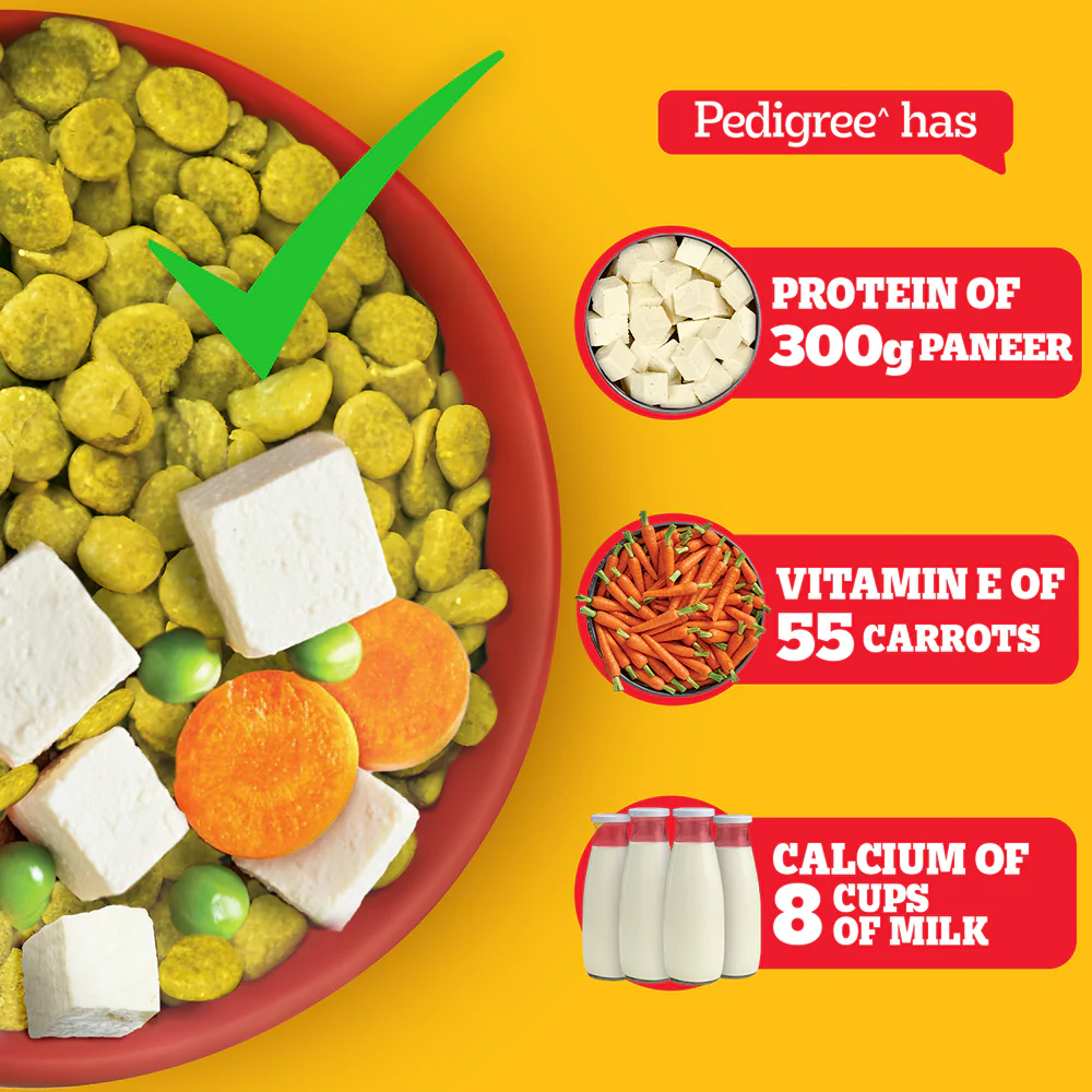 Pedigree 100% Vegetarian Puppy and Adult Veg Dog Dry Food - Image 9