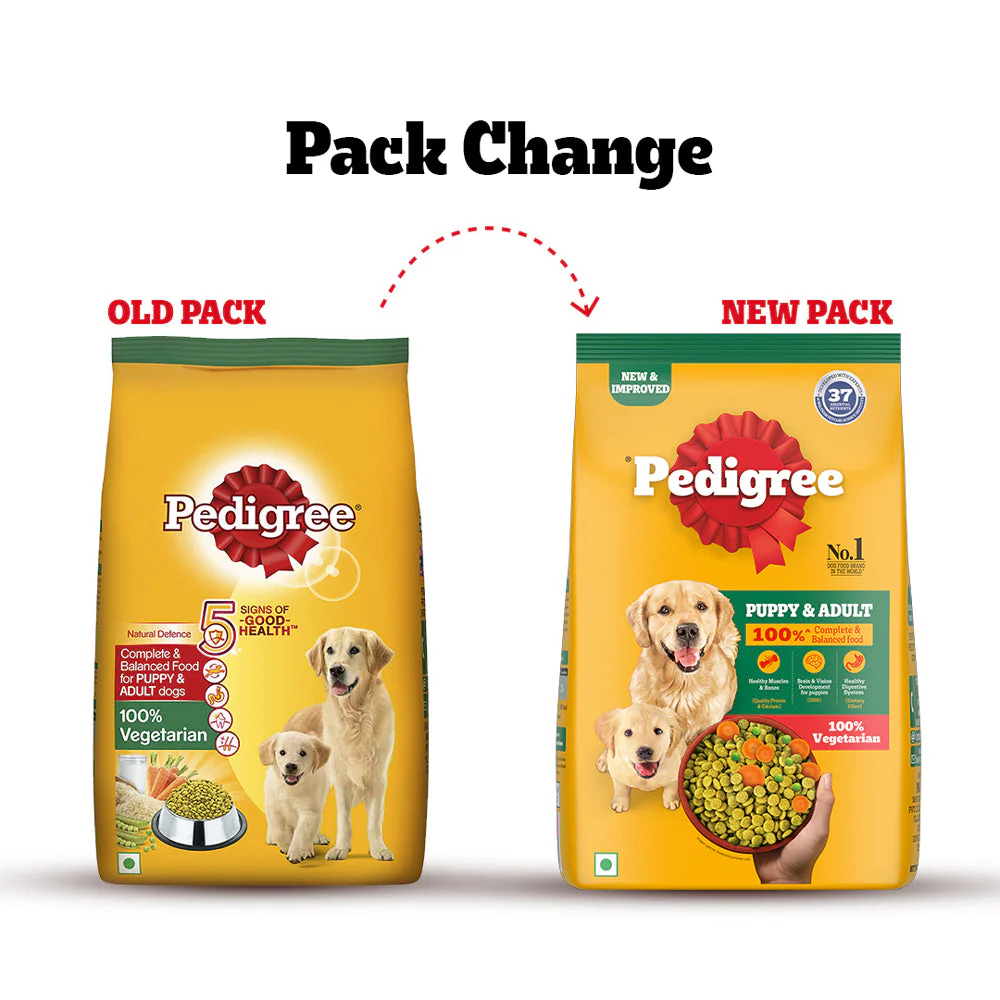 Pedigree 100% Vegetarian Puppy and Adult Veg Dog Dry Food - Image 2
