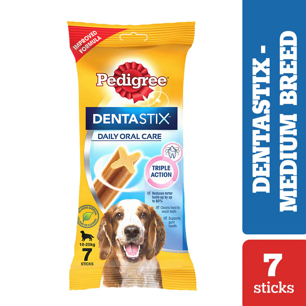 Pedigree Dentastix Oral Care for Adult (Medium Breed 10 to 25 kg) Dog Treats - Image 3