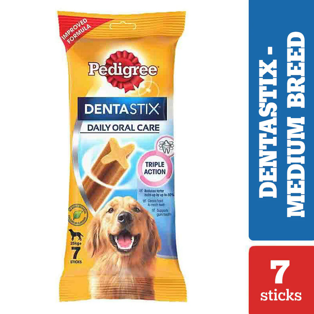 Pedigree Dentastix Oral Care for Adult (Medium Breed of 10 to 25 kg) Dog Treats - Image 2