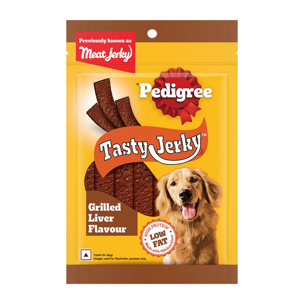 Pedigree Dentastix Oral Care for Adult (Large Breed of 25 kg+) and Grilled Liver Tasty Jerky Dog Treats Combo - Image 11