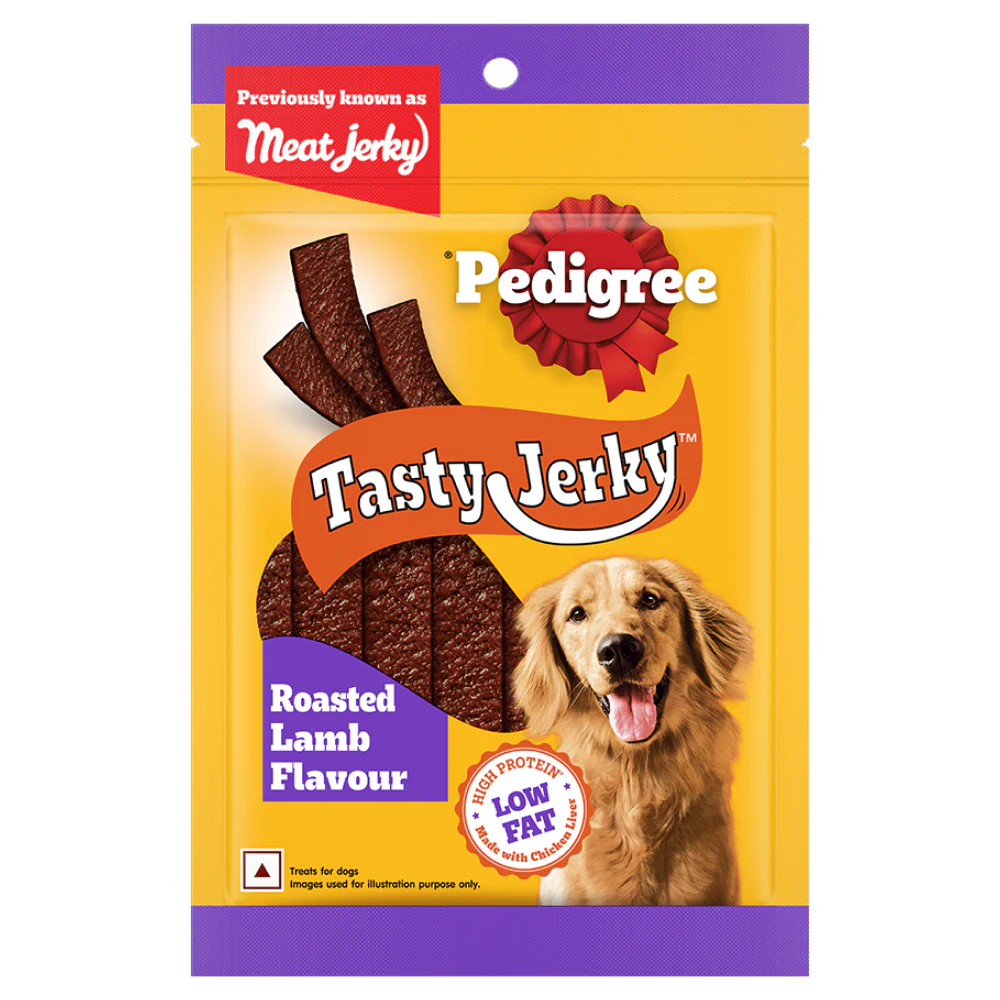 Pedigree Dentastix Oral Care for Adult (Small Breed of 5 to 10 kg) and Roasted Lamb Tasty Jerky Dog Treats Combo - Image 10