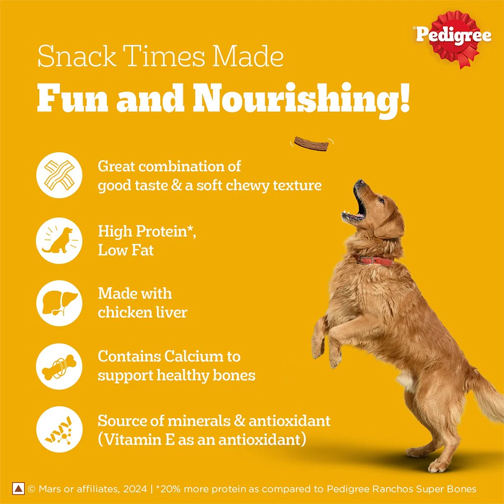 Pedigree Grilled Liver Tasty Jerky Dog Treat - Image 2