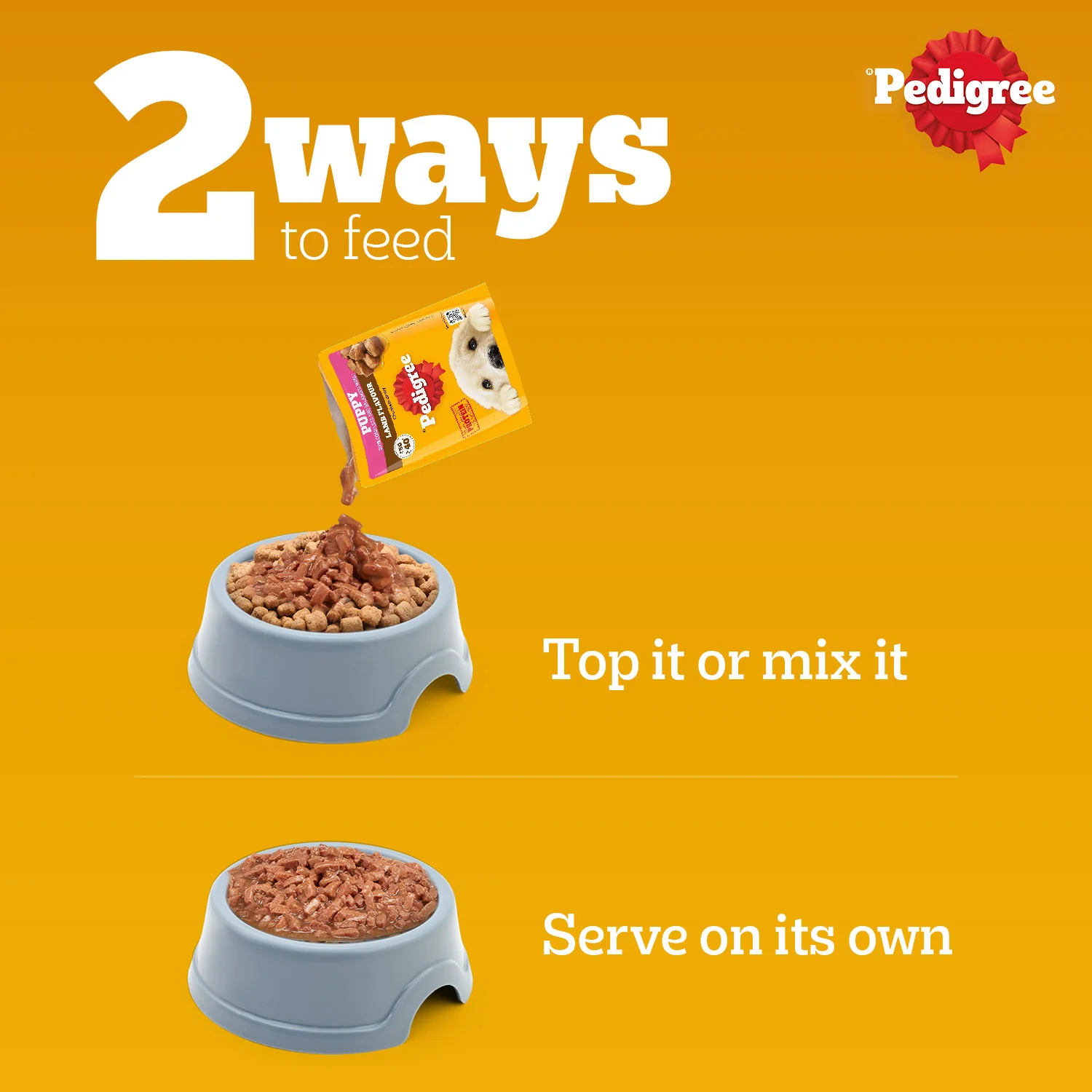 Pedigree Lamb Flavour Chunks in Gravy Puppy Wet Food - Image 12