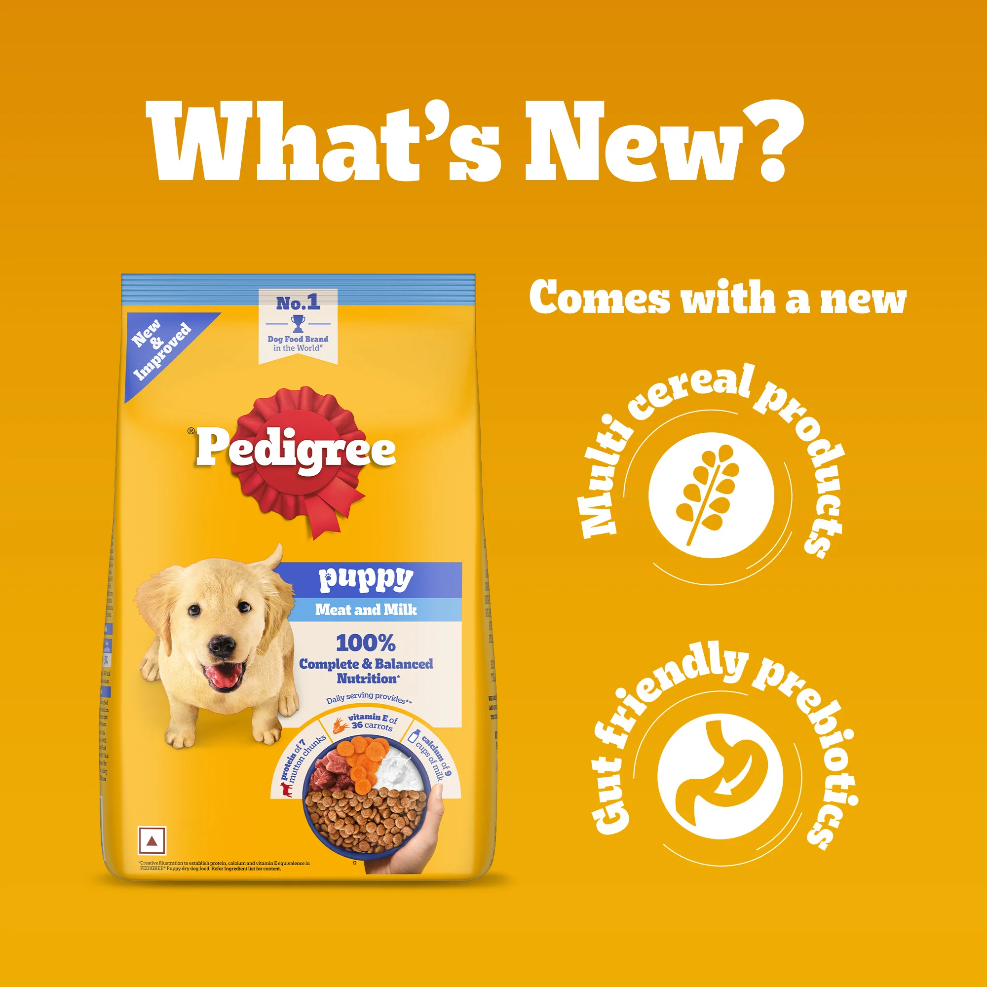 Pedigree Meat & Milk Puppy Dog Dry Food - Image 10