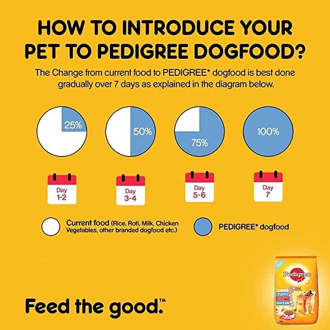 Pedigree Meat & Milk Dry and Chicken Chunks in Gravy Wet Puppy Food Combo - Image 5