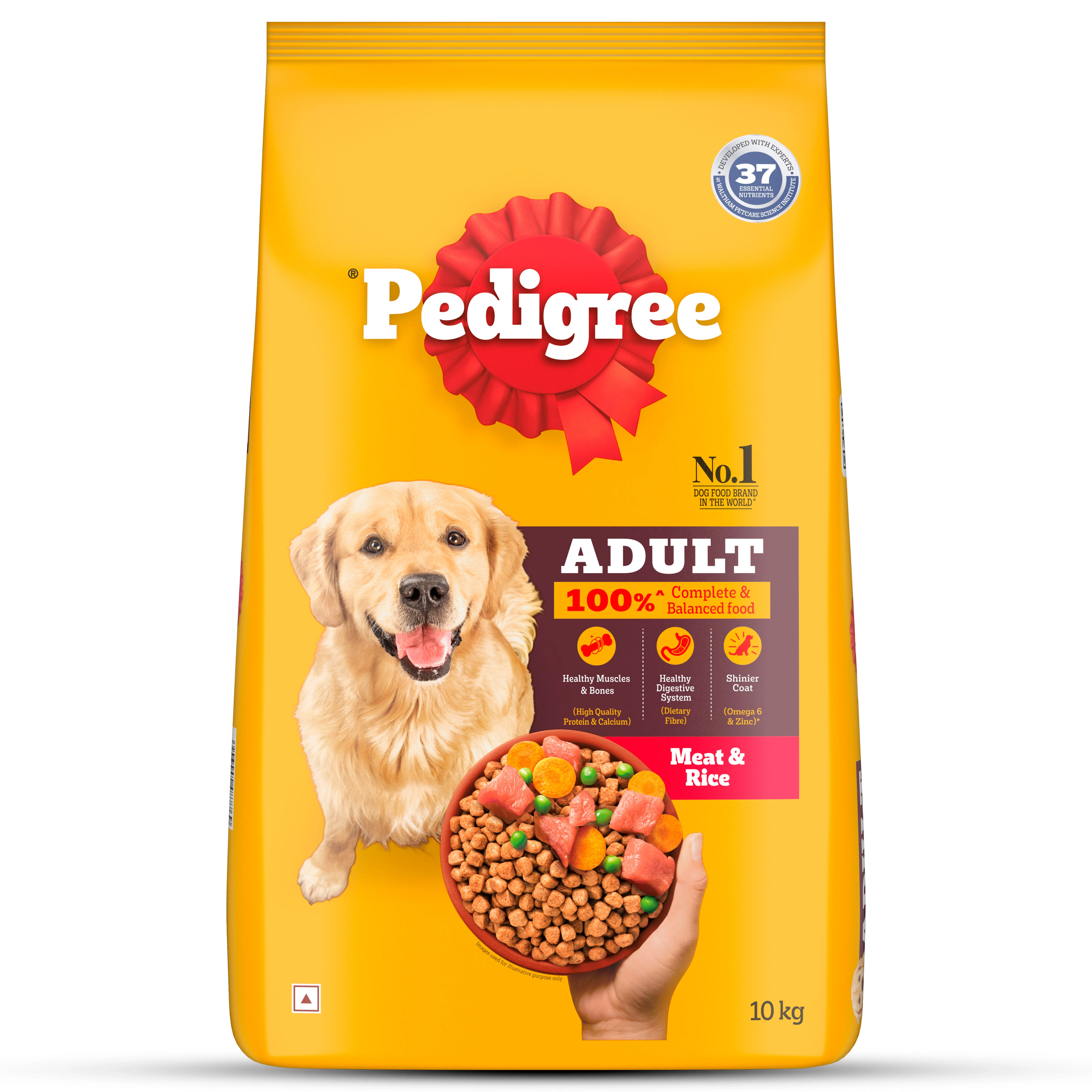Pedigree Meat & Rice Adult Dog Dry Food - Image 17