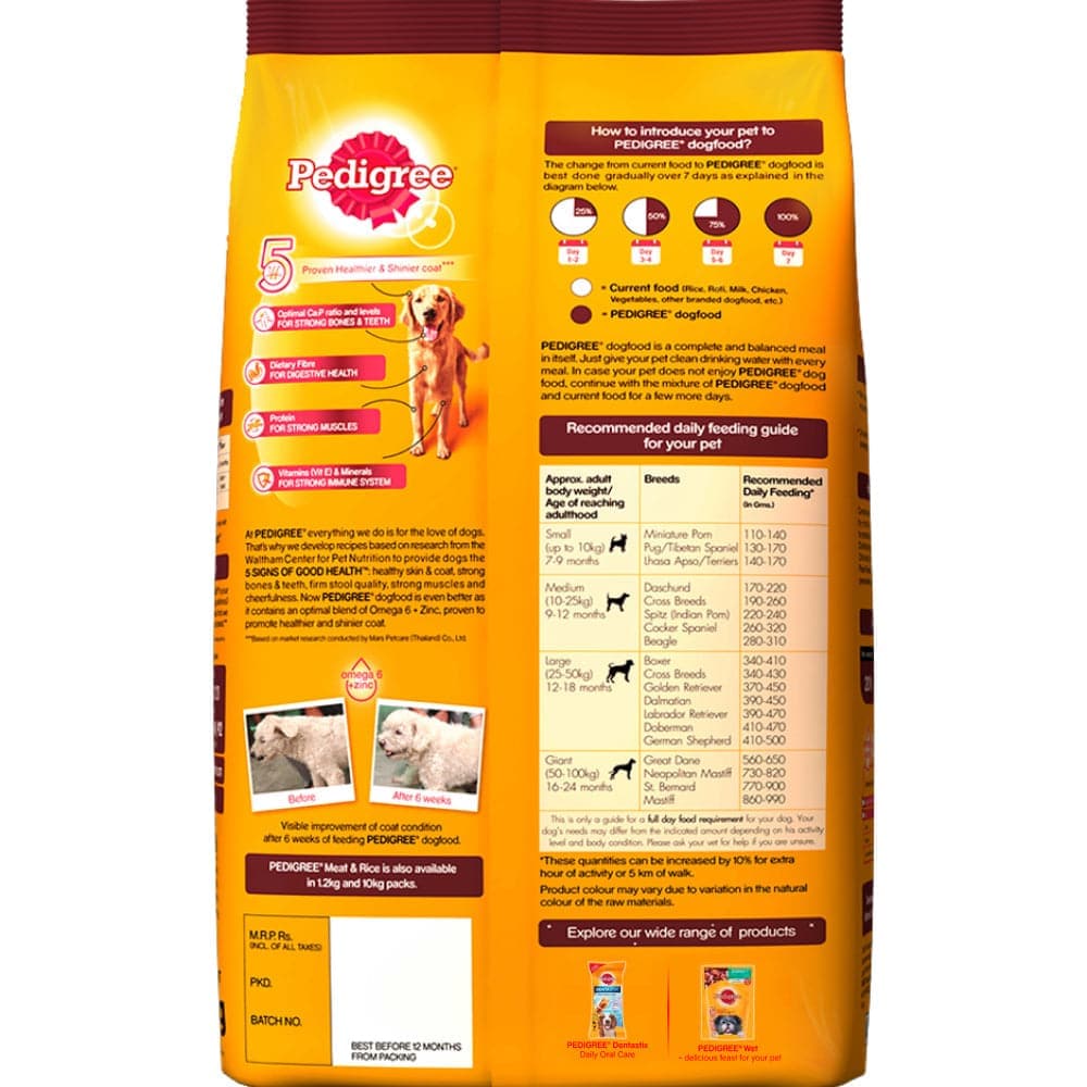 Pedigree Meat & Rice Adult Dog Dry Food - Image 13