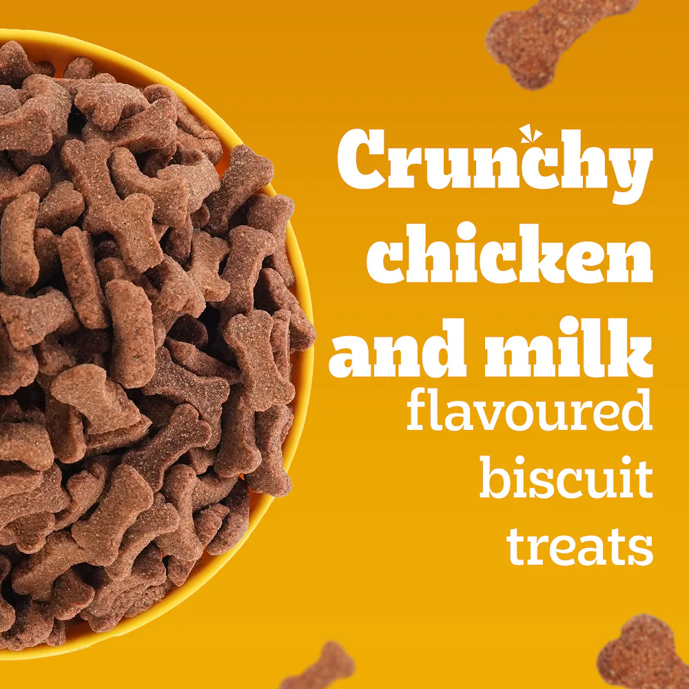 Pedigree Milk and Chicken Flavour Biscrok Biscuits Dog Treats (500g) - Image 10